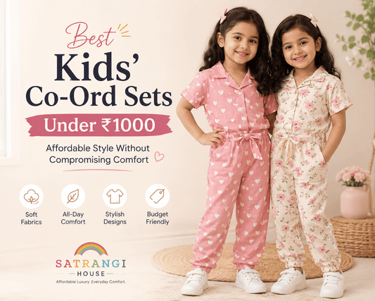 Best Kids' Co-Ord Sets Under ₹1000: Affordable Style Without Compromising Comfort