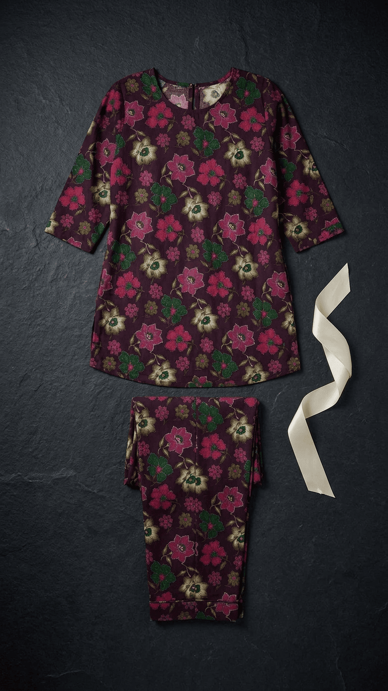 Women's Plum Meadow Cotton Lounge Set